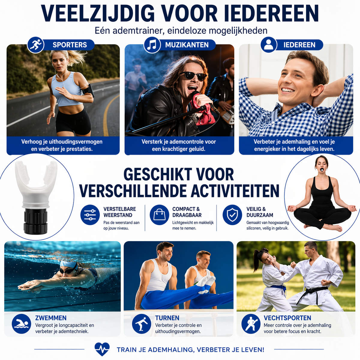 Ademtrainer – Versterk Je Longcapaciteit & Uithoudingsvermogen