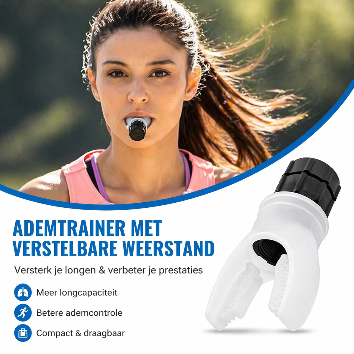 Ademtrainer – Versterk Je Longcapaciteit & Uithoudingsvermogen