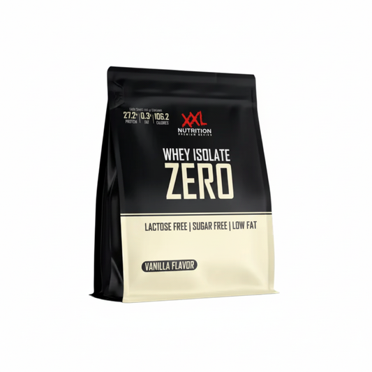 Whey Isolate Zero Vanilla vierkant verbeterd